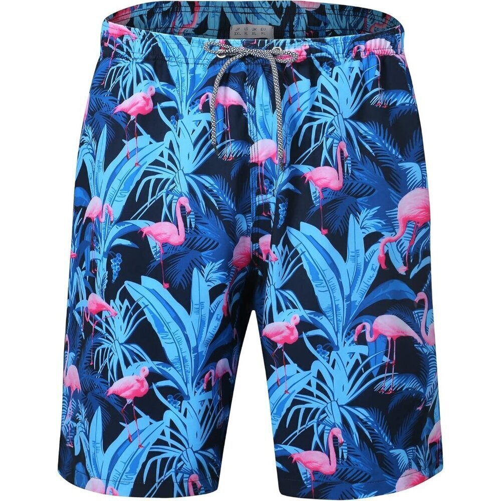 ✨Men's Blue Swim Trunks Bathing Suit Swimming Shorts Mesh Lining Beach Swimwear